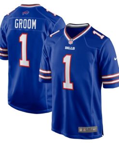 Number 1 Groom Buffalo Bills Nike Game Jersey - Royal