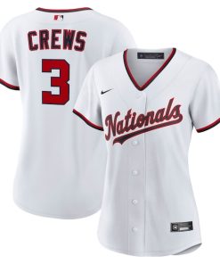 Dylan Crews Washington Nationals Nike Women's Home Replica Jersey - White