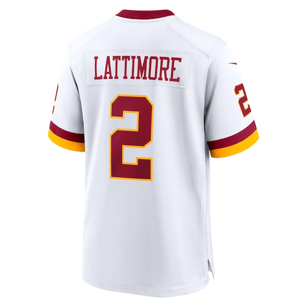 Marshon Lattimore Washington Commanders Nike Game Super Bowl Era Jersey - White - Image 3