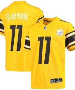 Chase Claypool Pittsburgh Steelers Nike Youth Inverted Team Game Jersey - Gold