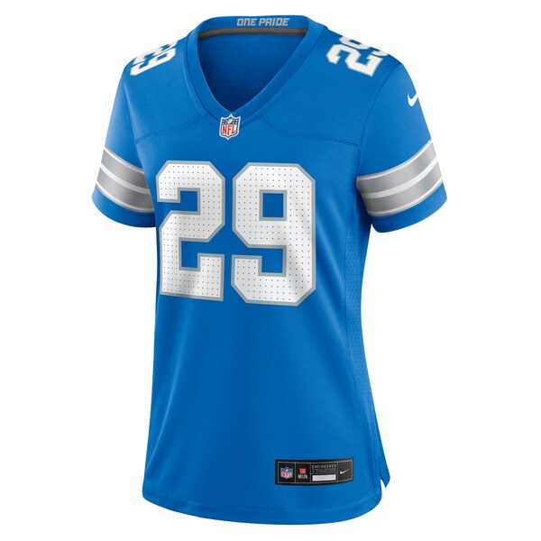 Kindle Vildor Detroit Lions Nike Women's Team Game Jersey - Blue - Image 3