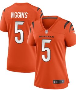 Tee Higgins Cincinnati Bengals Nike Women's Alternate Game Player Jersey - Orange/Black