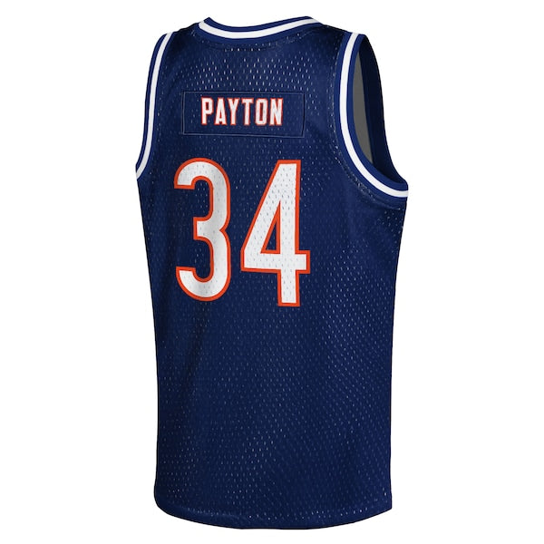Walter Payton Chicago Bears Youth Retired Player NFL Basketball Fashion Jersey - Navy - Image 3