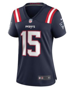 Alternative view of Corliss Waitman New England Patriots Nike Women's Game Jersey - Navy