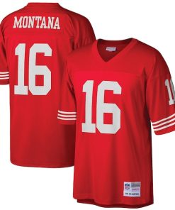 Joe Montana San Francisco 49ers Big & Tall 1990 Retired Player Replica Jersey - Scarlet