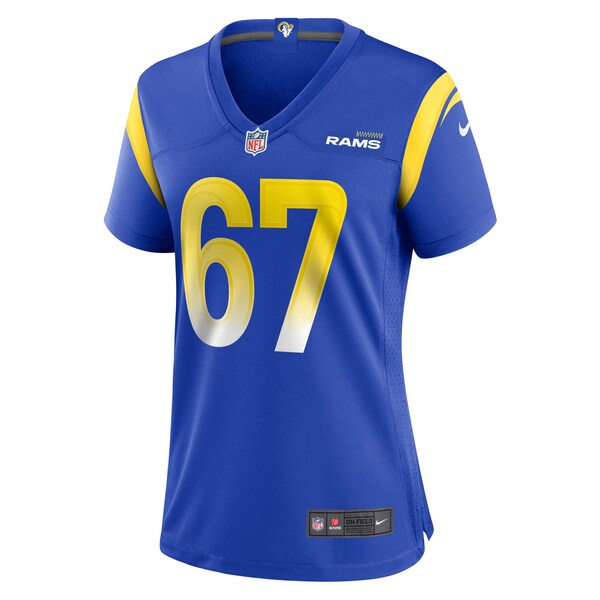 Justin Dedich Los Angeles Rams Nike Women's Game Jersey - Royal - Image 2