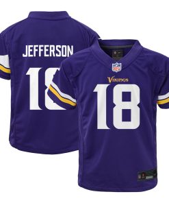 Justin Jefferson Minnesota Vikings Nike Toddler Game Jersey - Purple