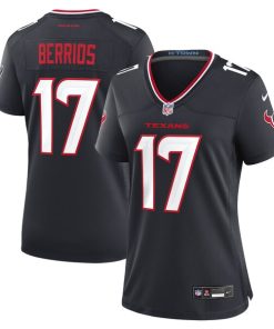 Braxton Berrios Houston Texans Nike Women's Team Game Jersey -  Navy