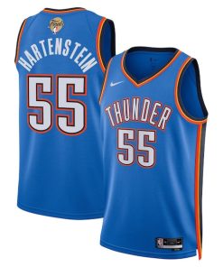 Isaiah Hartenstein Oklahoma City Thunder Nike Unisex 2025 NBA Finals Swingman Jersey - Icon Edition - Blue