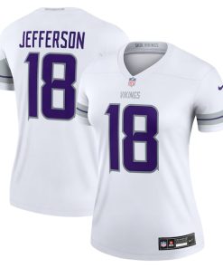 Justin Jefferson Minnesota Vikings Nike Women's Alternate Legend Jersey - White