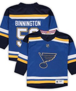 Jordan Binnington St. Louis Blues Preschool Home Replica Player Jersey - Blue