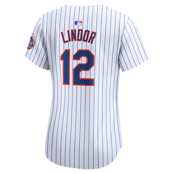Francisco Lindor New York Mets Nike Women's Home Limited Player Jersey - White - Image 3
