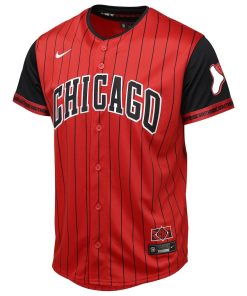 Alternative view of Chicago White Sox Youth 2025 City Connect Limited Jersey - Red/Black