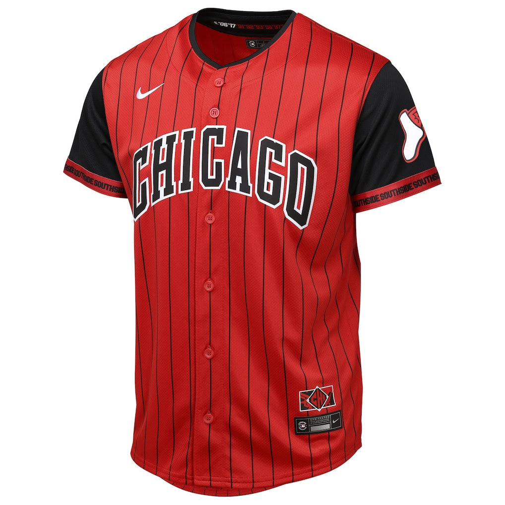 Chicago White Sox Youth 2025 City Connect Limited Jersey - Red/Black - Image 2