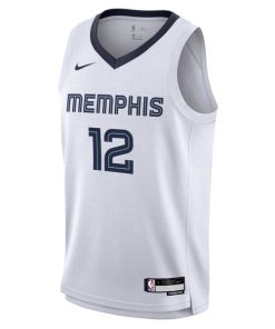 Alternative view of Ja Morant Memphis Grizzlies Nike Youth Swingman Jersey - Association Edition - White