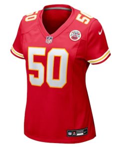 Alternative view of Brandon George Kansas City Chiefs Nike Women's Team Game Jersey -  Red