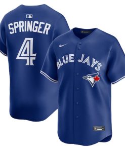 George Springer Toronto Blue Jays Nike Alternate 2 Limited Jersey - Royal