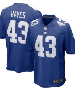 Kaleb Hayes New York Giants Nike Team Game Jersey -  Royal