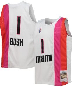 Chris Bosh Miami Heat Youth 2011/12 Hardwood Classics Swingman Jersey - White