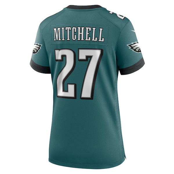 Quinyon Mitchell Philadelphia Eagles Nike Women's Team Game Jersey - Midnight Green - Image 4
