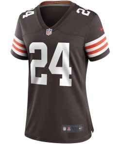 Alternative view of Nick Chubb Cleveland Browns Nike Women's Game Jersey - Brown