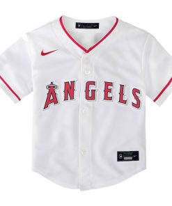 Alternative view of Los Angeles Angels Nike Toddler Home Replica Team Jersey - White
