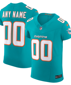 Miami Dolphins Nike Vapor F.U.S.E. Elite Custom Jersey - Aqua