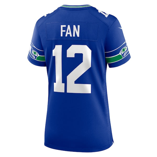 12 Fan Seattle Seahawks Nike Women's Alternate 2 50th Season Game Jersey - Royal - Image 3