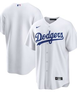 Los Angeles Dodgers Nike Home Blank Replica Jersey - White