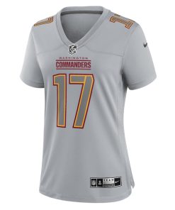 Alternative view of Terry McLaurin Washington Commanders Nike Women's Atmosphere Fashion Game Jersey - Gray