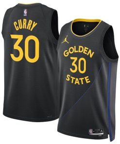 Stephen Curry Golden State Warriors Jordan Brand Unisex 2024/25 Swingman Jersey - Statement Edition - Black