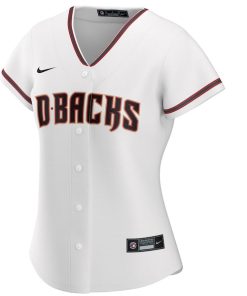 Alternative view of Arizona Diamondbacks Nike Women's Home Replica Custom Jersey - White