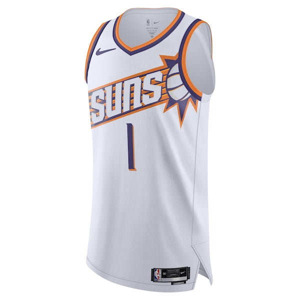 Devin Booker Phoenix Suns Nike Authentic Jersey - Association Edition - White - Image 3