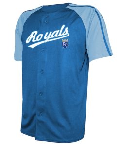 Alternative view of Kansas City Royals Stitches Team Raglan Jersey - Royal