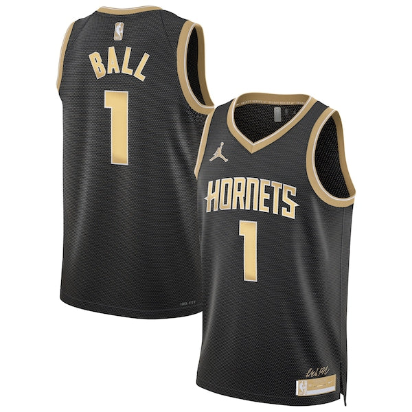 LaMelo Ball Charlotte Hornets Jordan Brand Unisex Select Series Swingman Jersey?ยจC Black