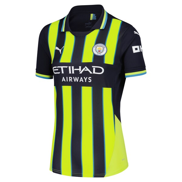 Erling Haaland Manchester City Puma Women's 2024/25 Away Replica Player Jersey - Navy - Image 3
