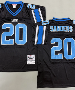 Barry Sanders Detroit Lions Authentic Throwback Retired Player Jersey