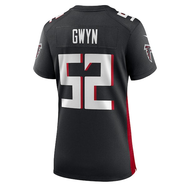 Jovaughn Gwyn Atlanta Falcons Nike Women's Team Game Jersey - Black - Image 3