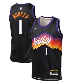 Devin Booker Phoenix Suns Nike Youth 2025/26 City Edition Swingman Jersey - Black