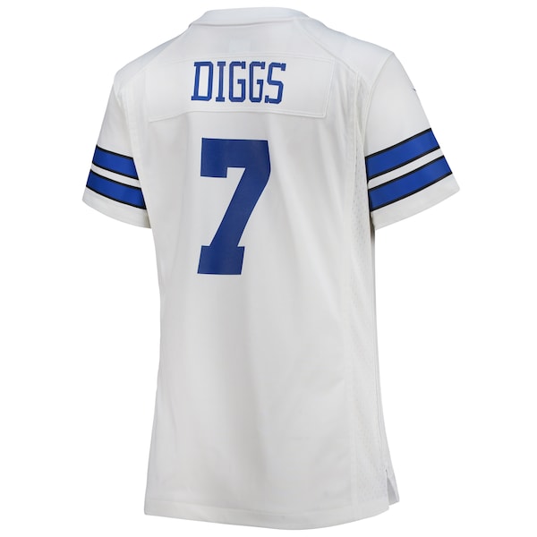 Trevon Diggs Dallas Cowboys Nike Women's Game Jersey - White/Navy - Image 4