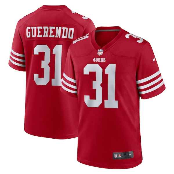 Isaac Guerendo San Francisco 49ers Nike Game Jersey - Scarlet