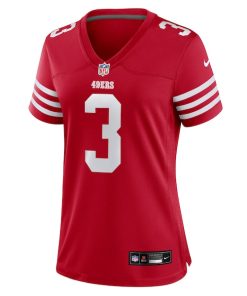 Alternative view of Robbie Chosen San Francisco 49ers Nike Women's Team Game Jersey -  Scarlet