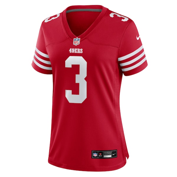 Robbie Chosen San Francisco 49ers Nike Women's Team Game Jersey - Scarlet - Image 2