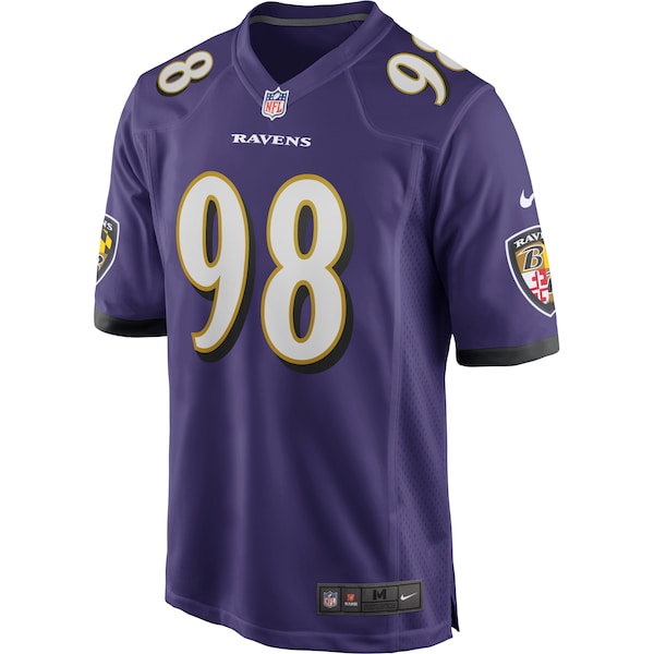 Tony Siragusa Baltimore Ravens Nike Game Retired Player Jersey - Purple - Image 2