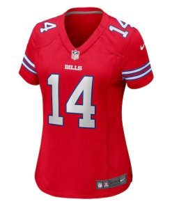 Alternative view of Stefon Diggs Buffalo Bills Nike Women's Player Jersey - Red