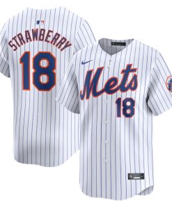 Darryl Strawberry New York Mets Nike Home Limited Player Jersey - White