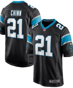 Alternative view of Jeremy Chinn Carolina Panthers Nike Game Jersey - Black/Blue/White