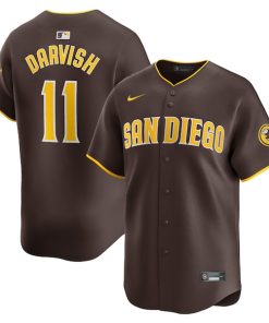 Yu Darvish San Diego Padres Nike Away Limited Player Jersey - Red/White