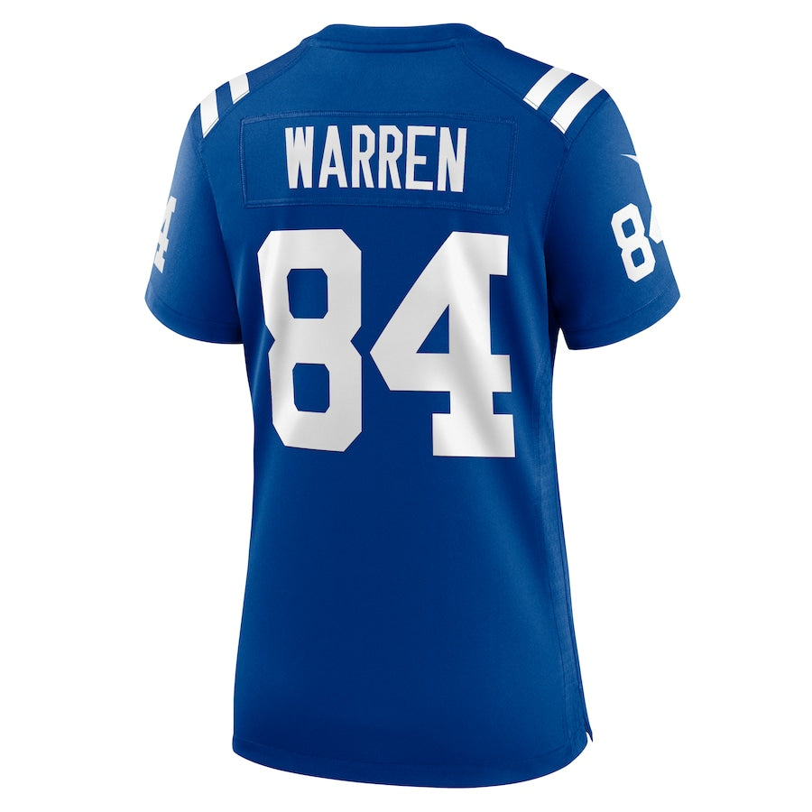 Tyler Warren Indianapolis Colts Nike Women's Game Jersey - Royal - Image 3