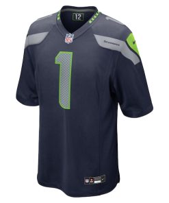 Alternative view of Byron Murphy II Seattle Seahawks Nike 2024 NFL Draft First Round Pick Player Game Jersey - College Navy